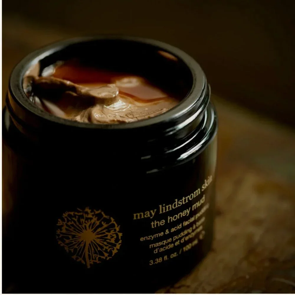 NEW May Lindstrom The Honey Mud Enzyme Acid Facial Mask Pudding Full Size 100 ML - Picture 3 of 9